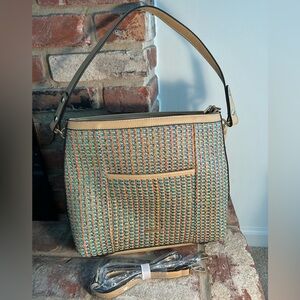 Simply Noelle Multicolor Fiesta Large Shoulder Bag Purse- EUC